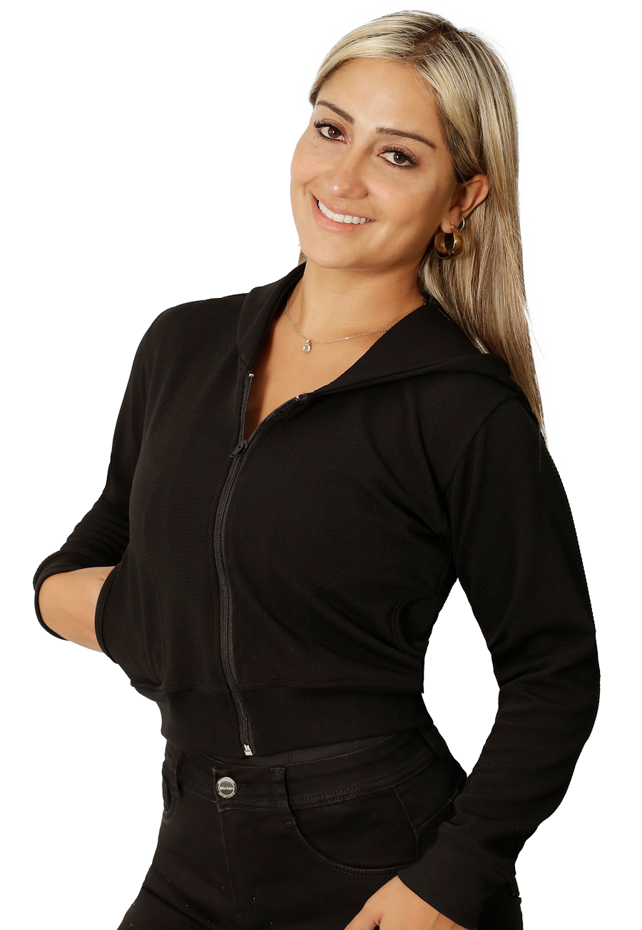 Polerón Aurora I Negro Divino Jeans