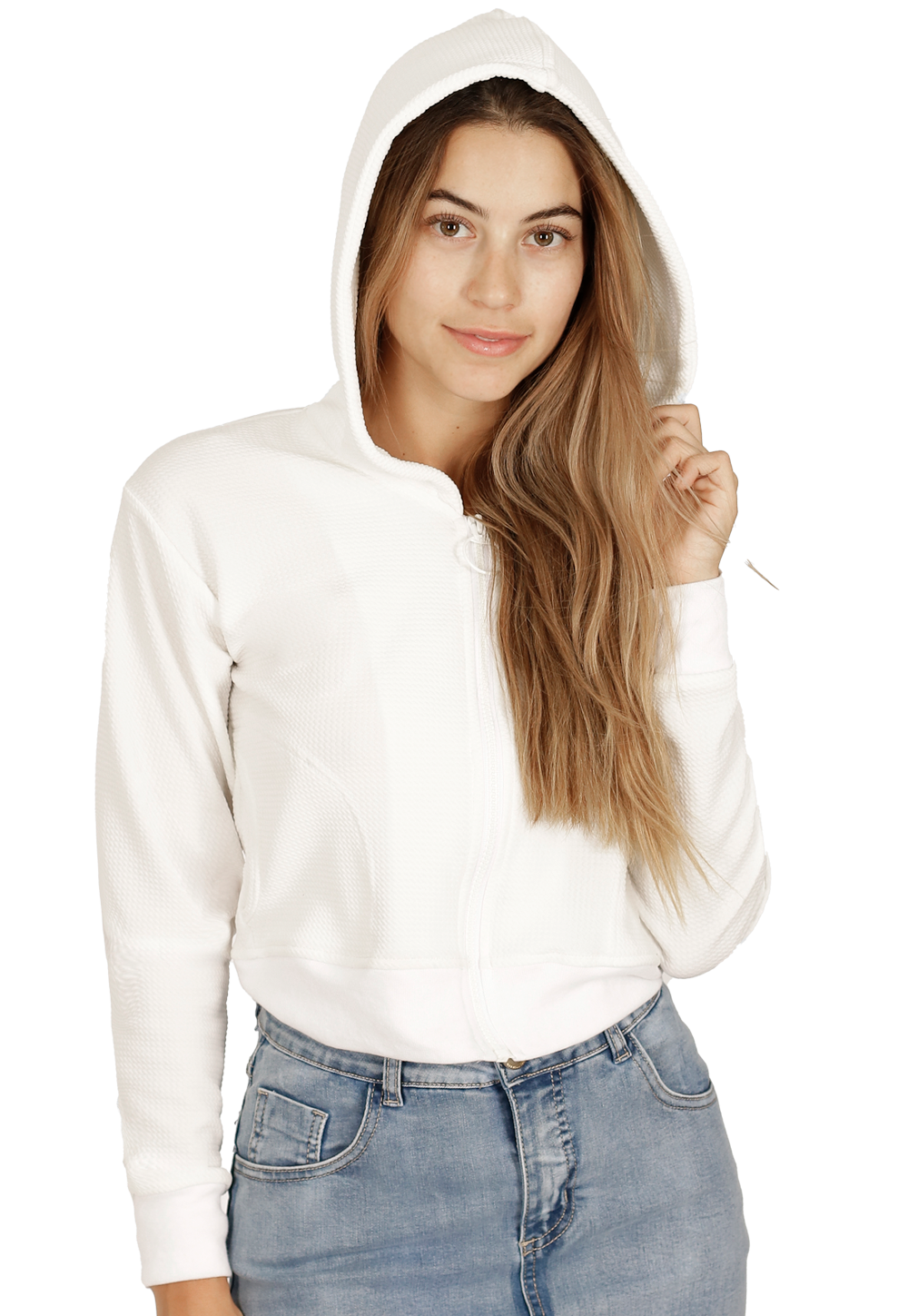 Polerón Aurora II Blanco Divino Jeans