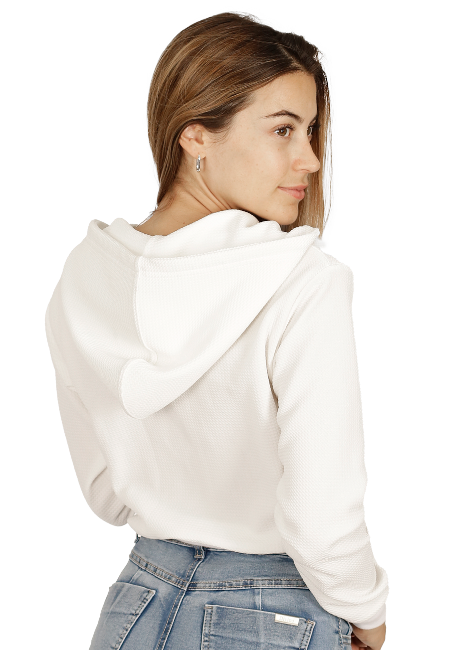 Polerón Aurora II Blanco Divino Jeans
