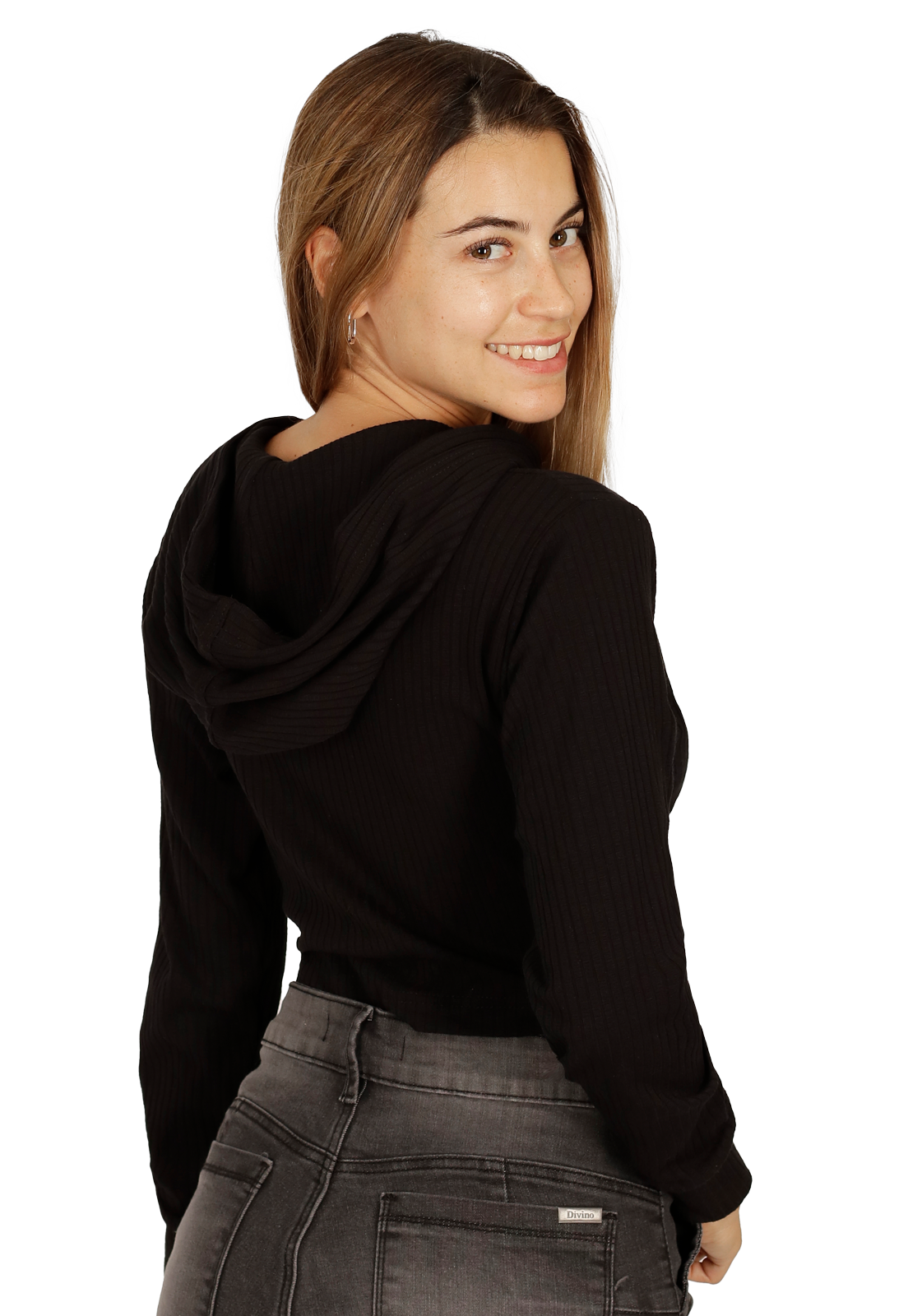 Polerón Anais I Negro Divino Jeans