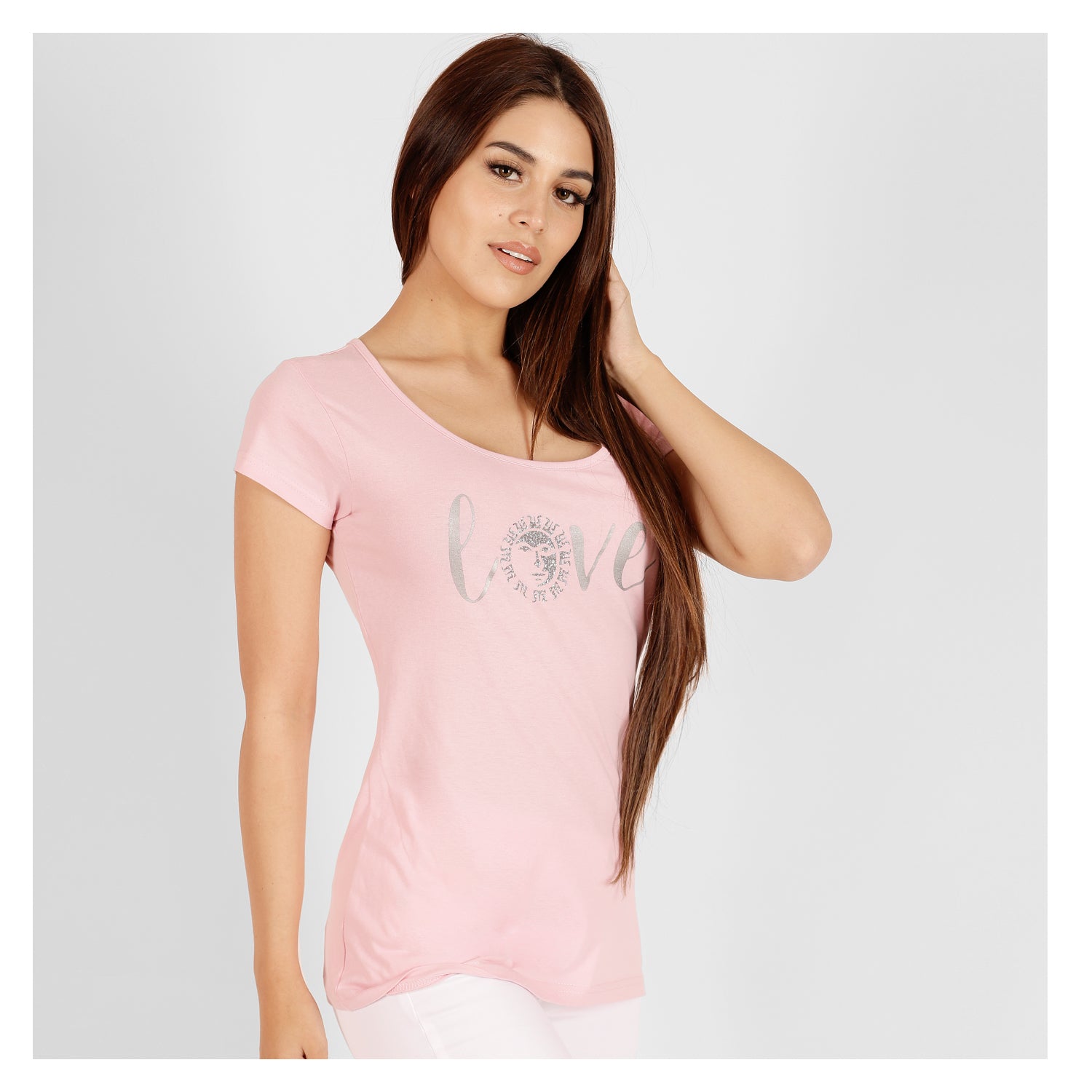 Polera Pazin III Rosado Divino Jeans