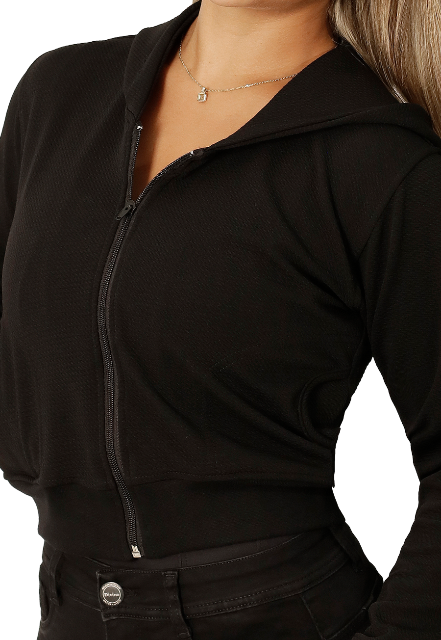 Polerón Aurora I Negro Divino Jeans