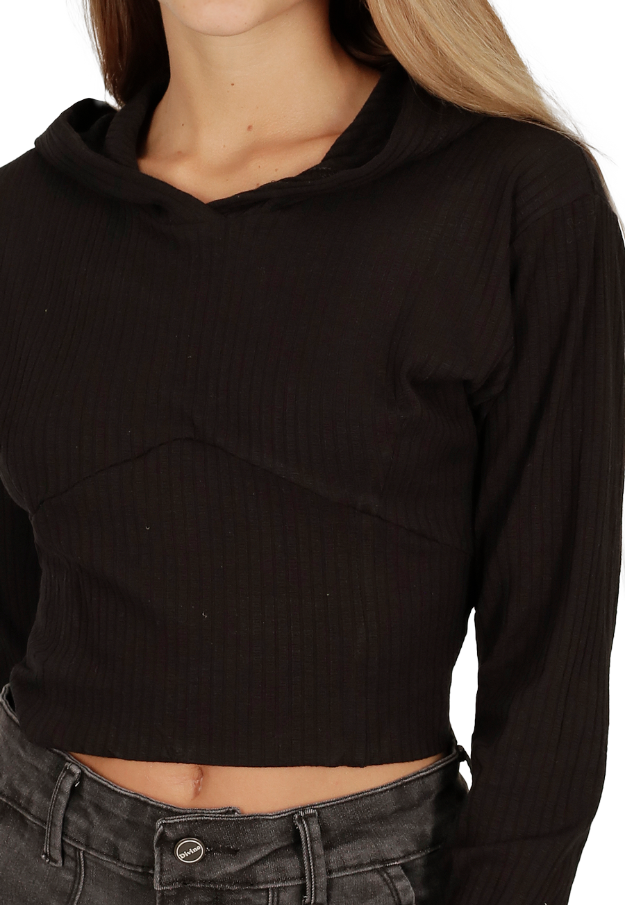 Polerón Anais I Negro Divino Jeans