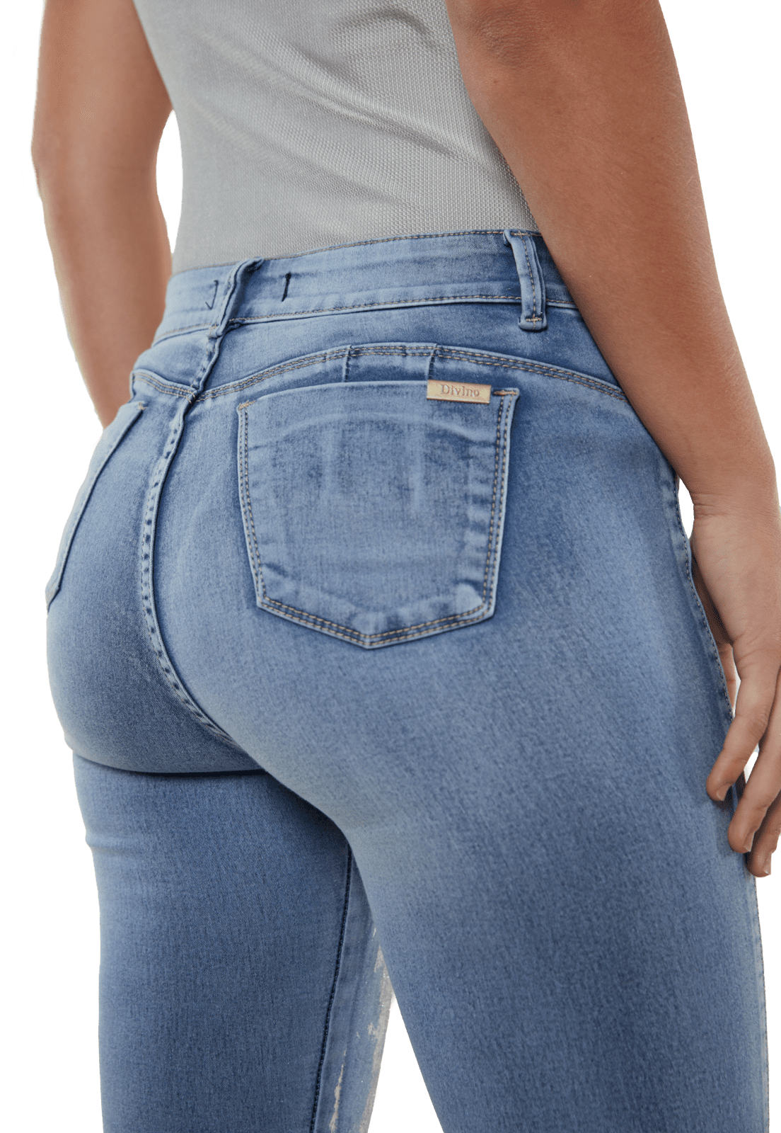 Jeans Plata Celeste Divino Jeans