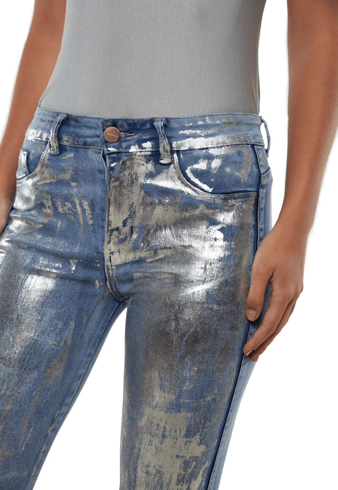 Jeans Plata Celeste Divino Jeans