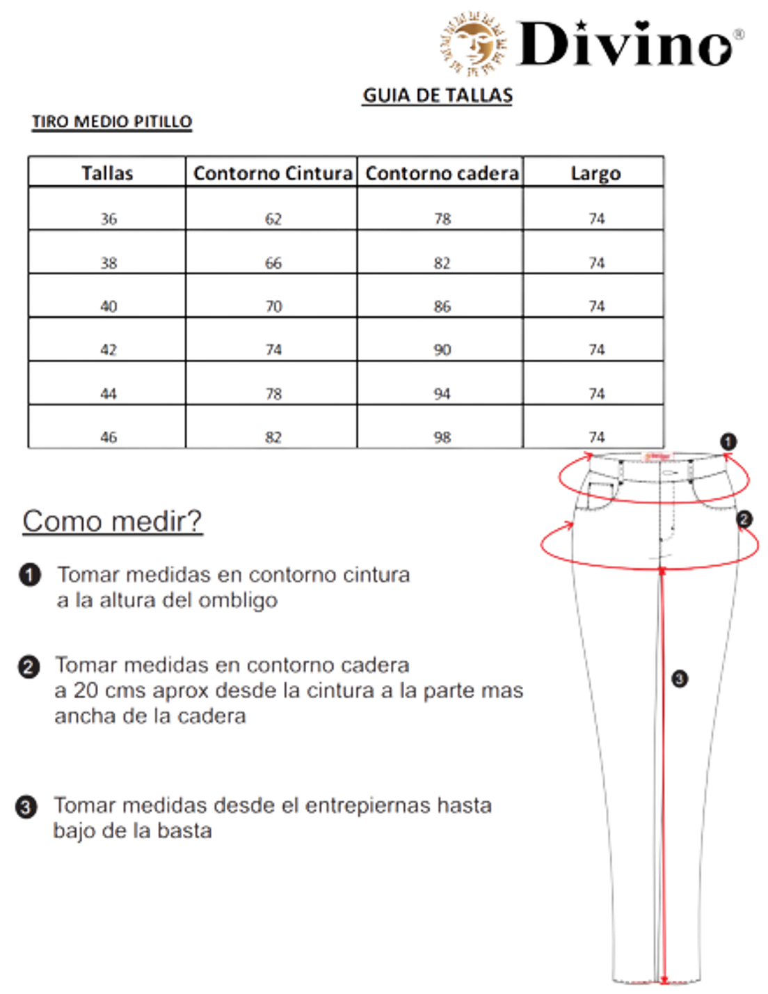 Jeans Divino Grace III Gris