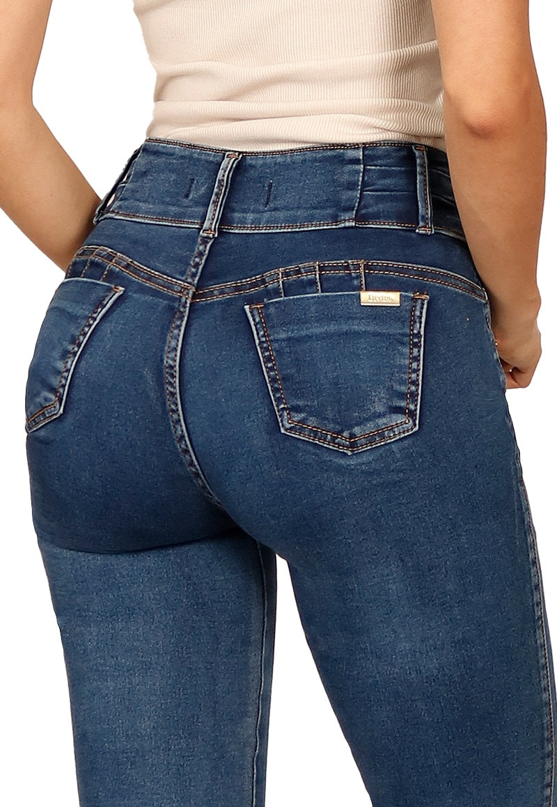 Jeans Wendy II Azul Medio Divino Jeans