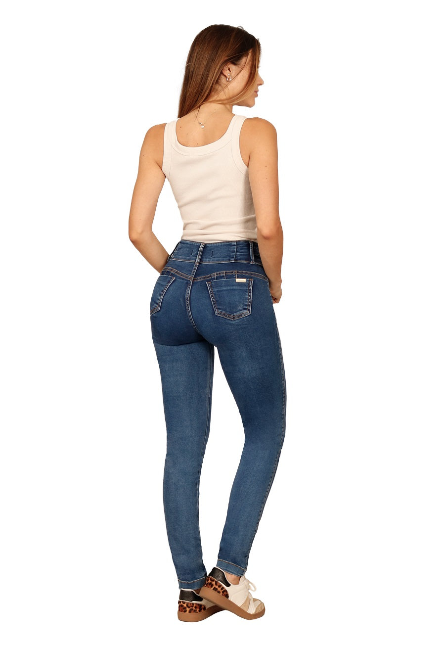 Jeans Wendy II Azul Medio Divino Jeans