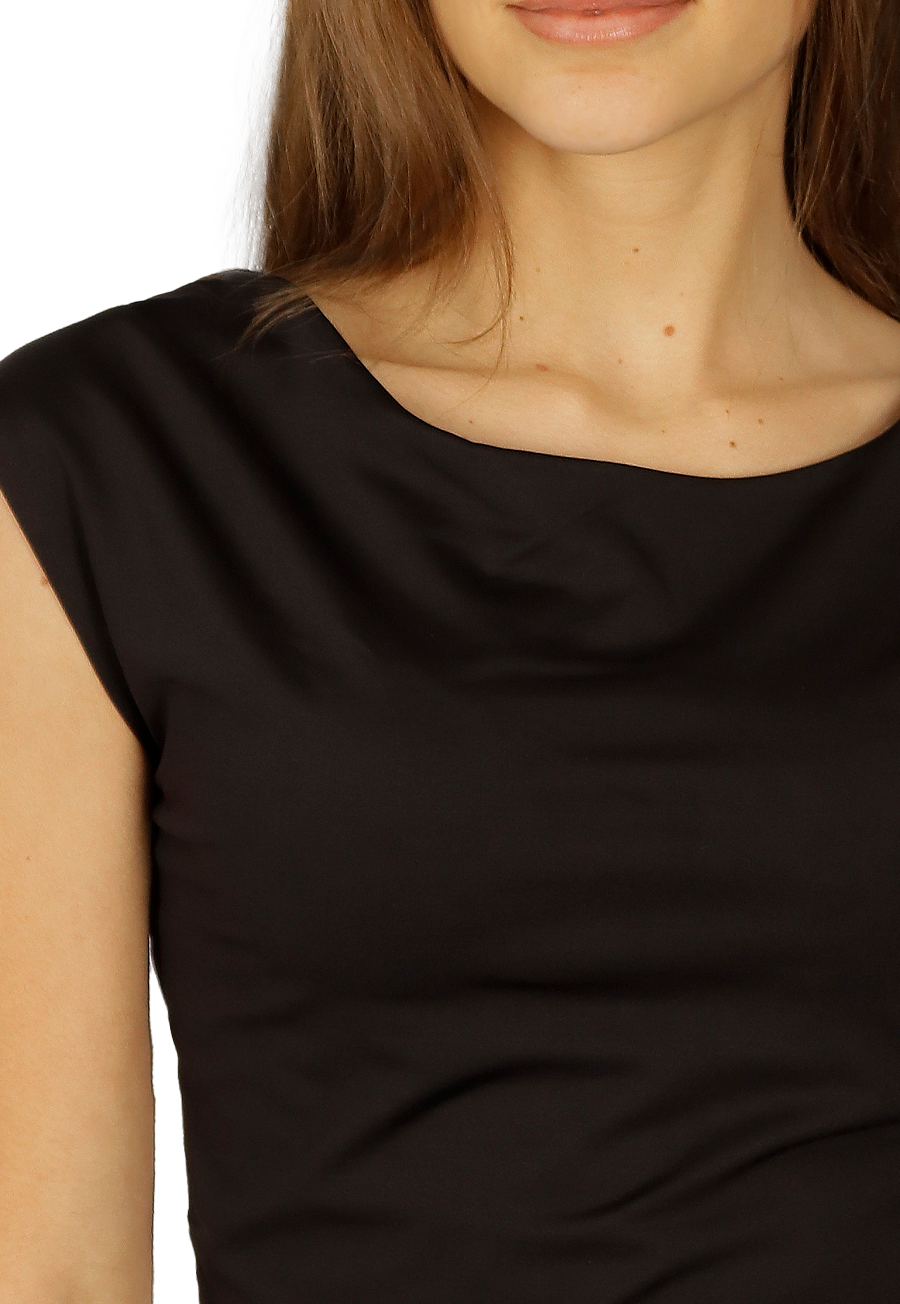 Polera Greta I Sin Espalda Negra Divino Jeans