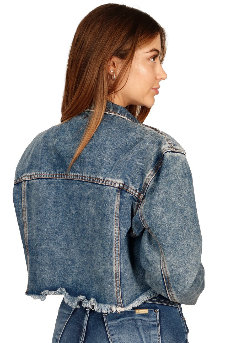 Chaqueta Amalia I Azul Divino Jeans
