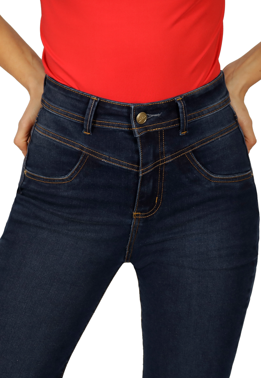Jeans Frida I Azul Divino Jeans