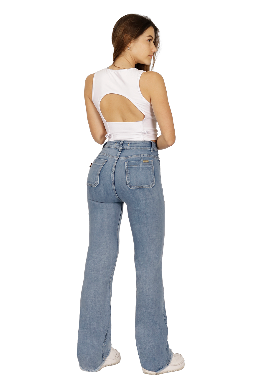 Jeans Valeria II Celeste Divino Jeans