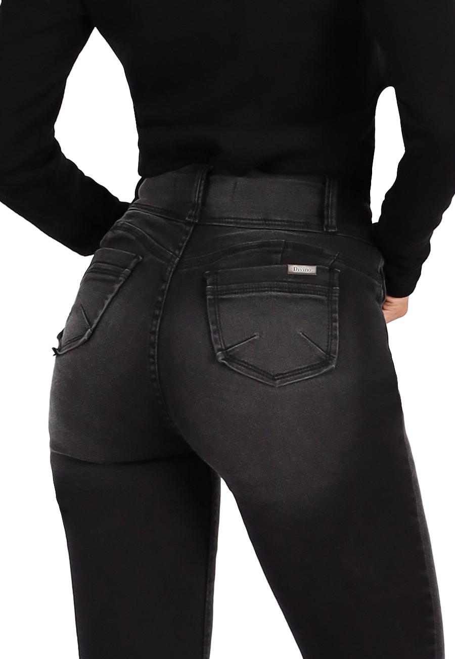 Jeans Pola III Negro Divino Jeans