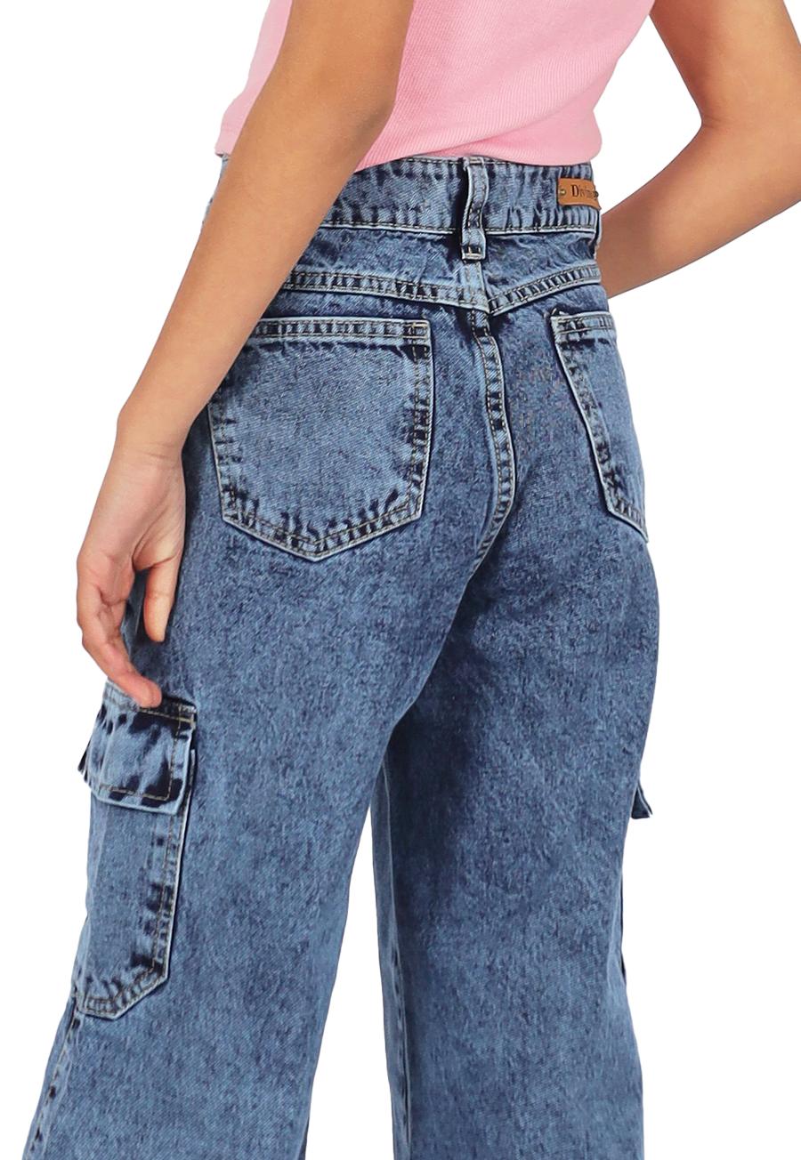Jeans Fatima I Azul Divino Teen