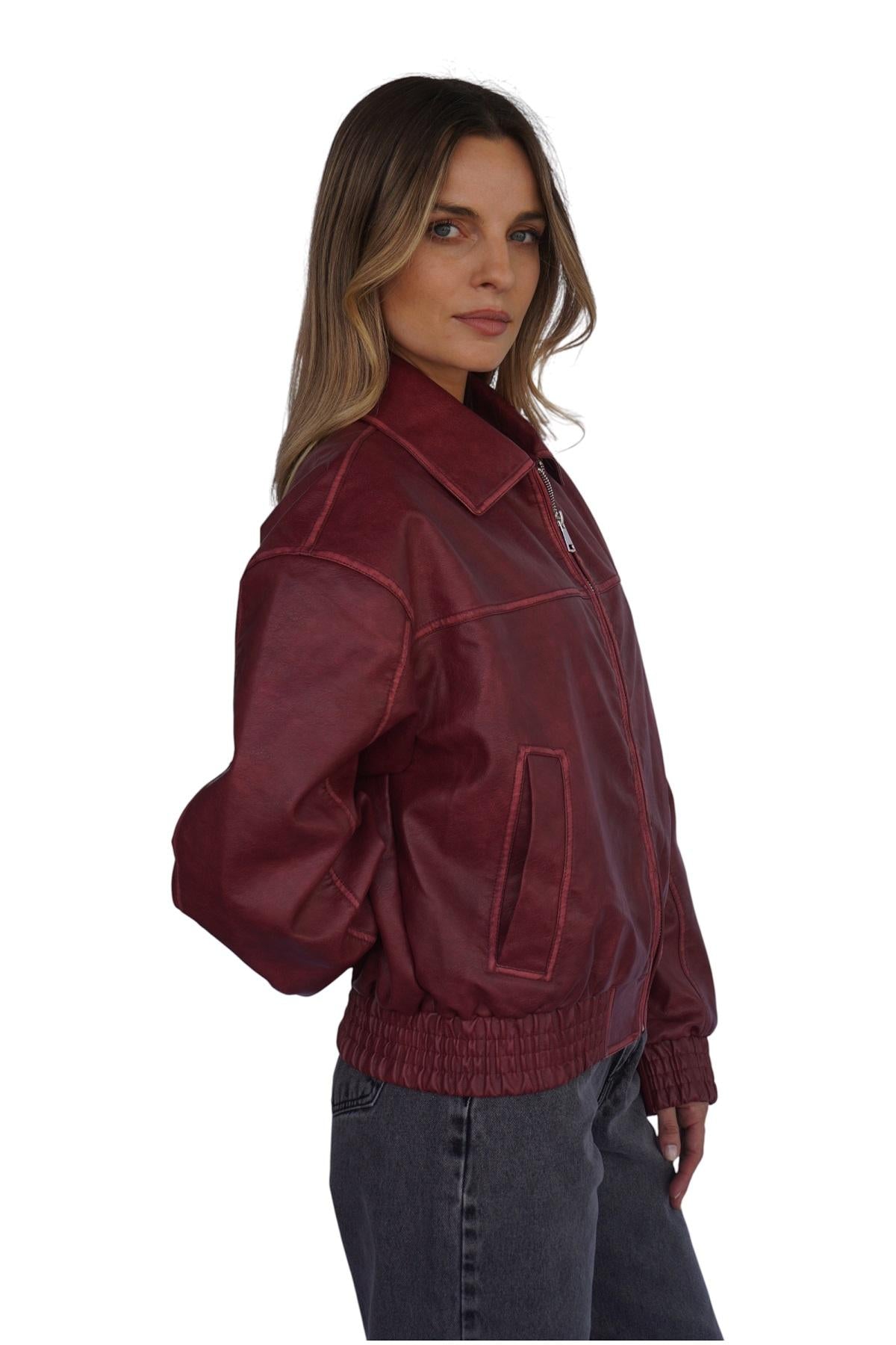 Chaqueta Maite III Roja Divino Jeans