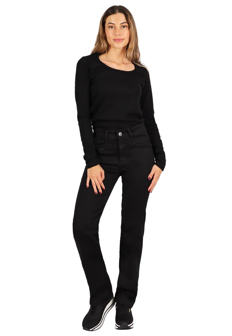 Jeans Carla III Negro Divino Jeans