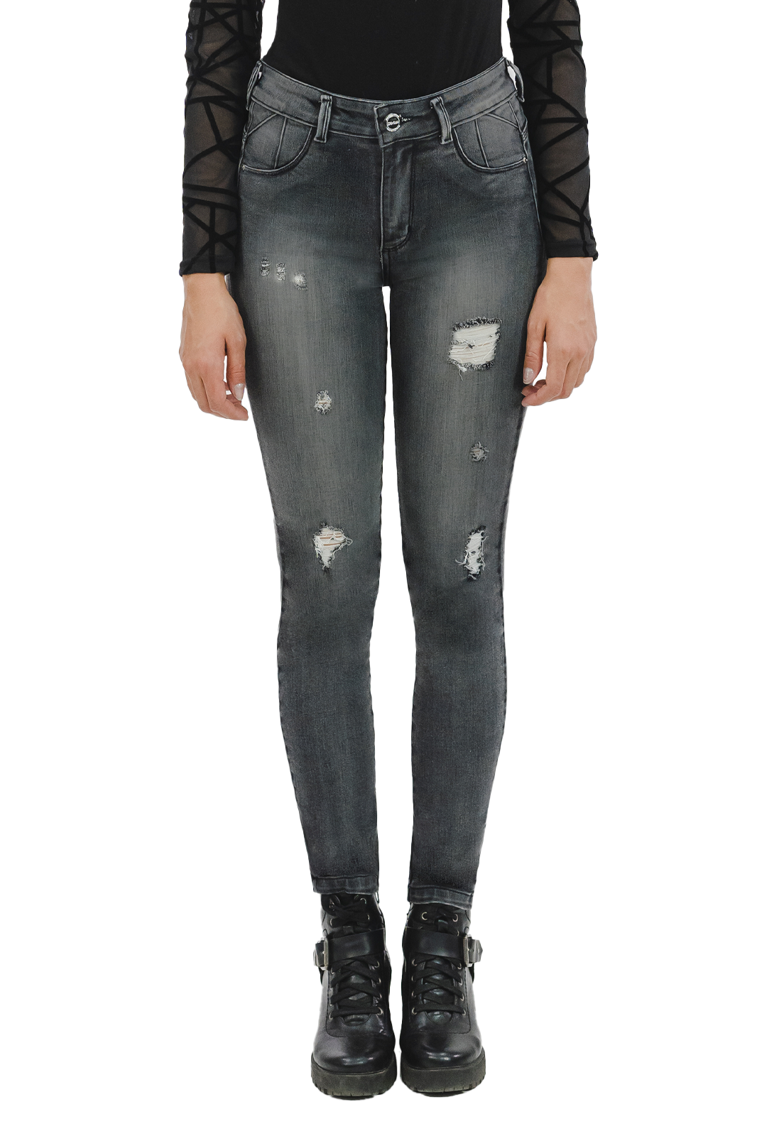 Jeans Divino Grace III Gris