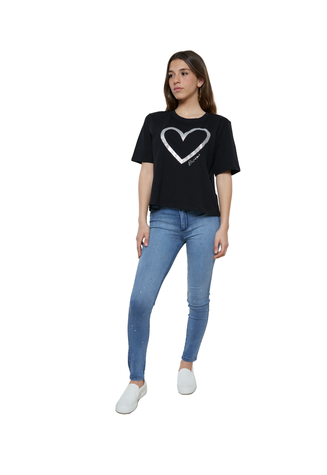 Polera Melise II Negra Divino Jeans