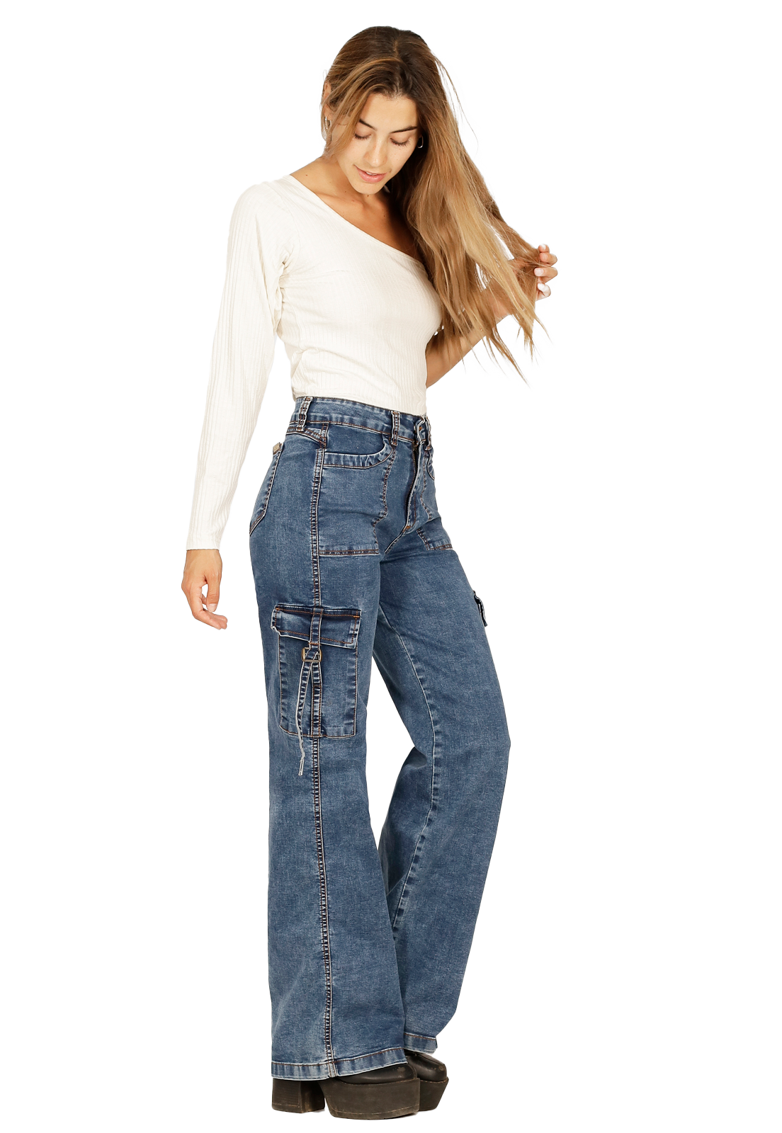 Jeans Amanda I Azul Divino Jeans