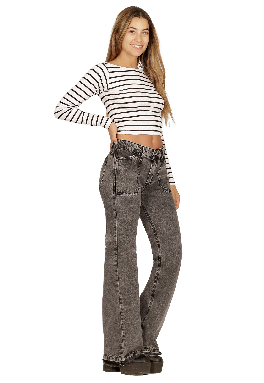 Jeans Agatha II Gris Divino Jeans