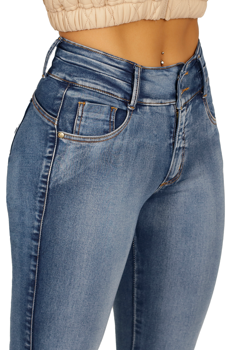 Jeans Wendy II Azul Medio Divino Jeans