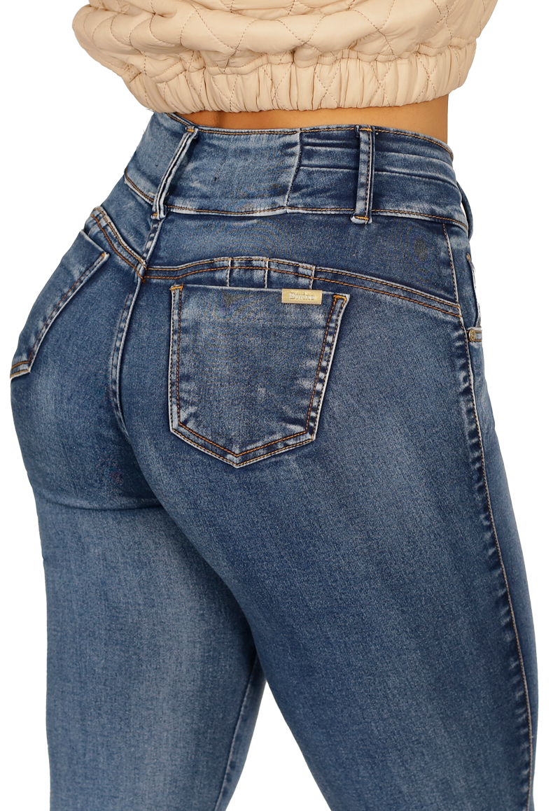 Jeans Wendy II Azul Medio Divino Jeans