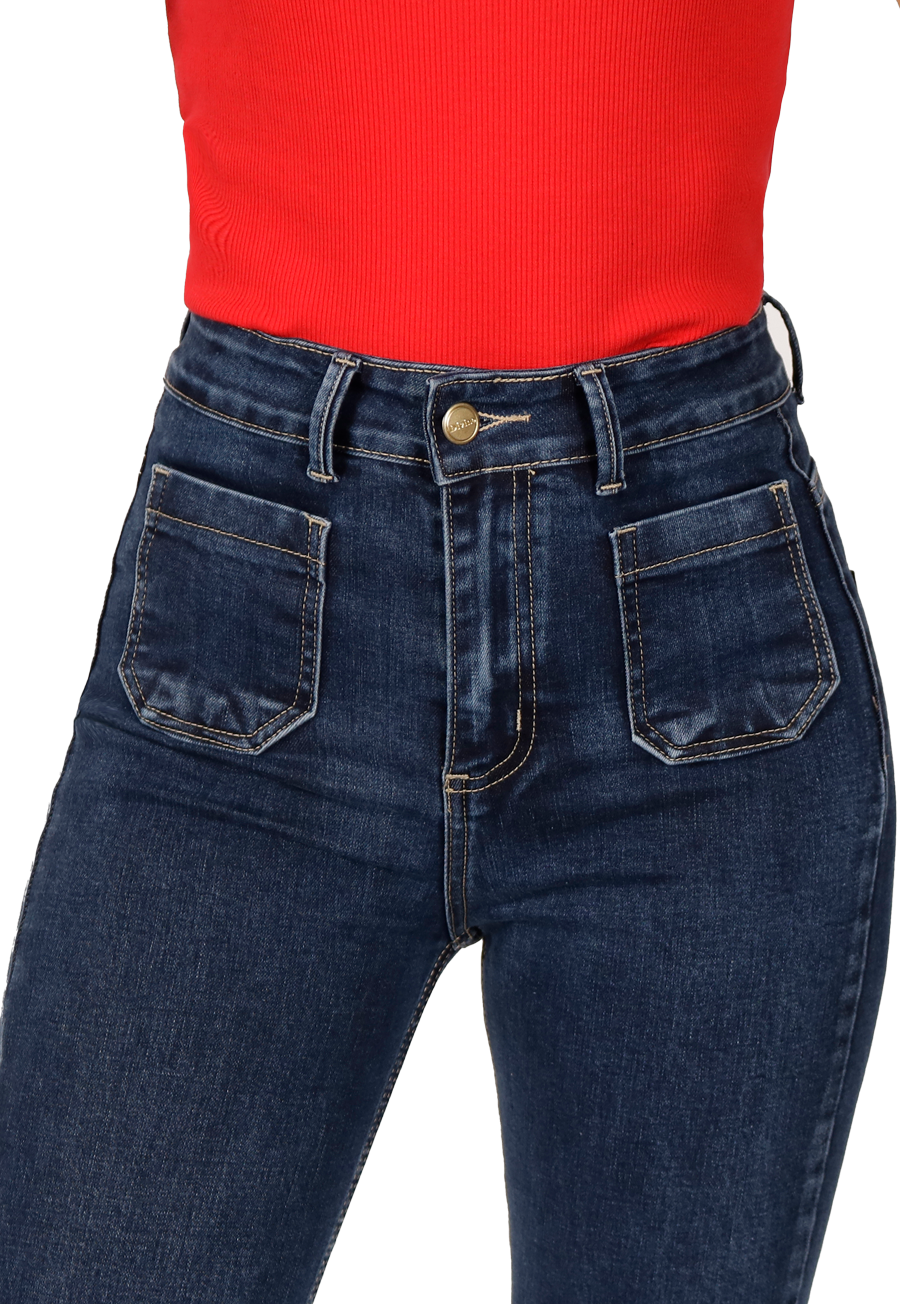 Jeans Valeria I Azul Divino Jeans