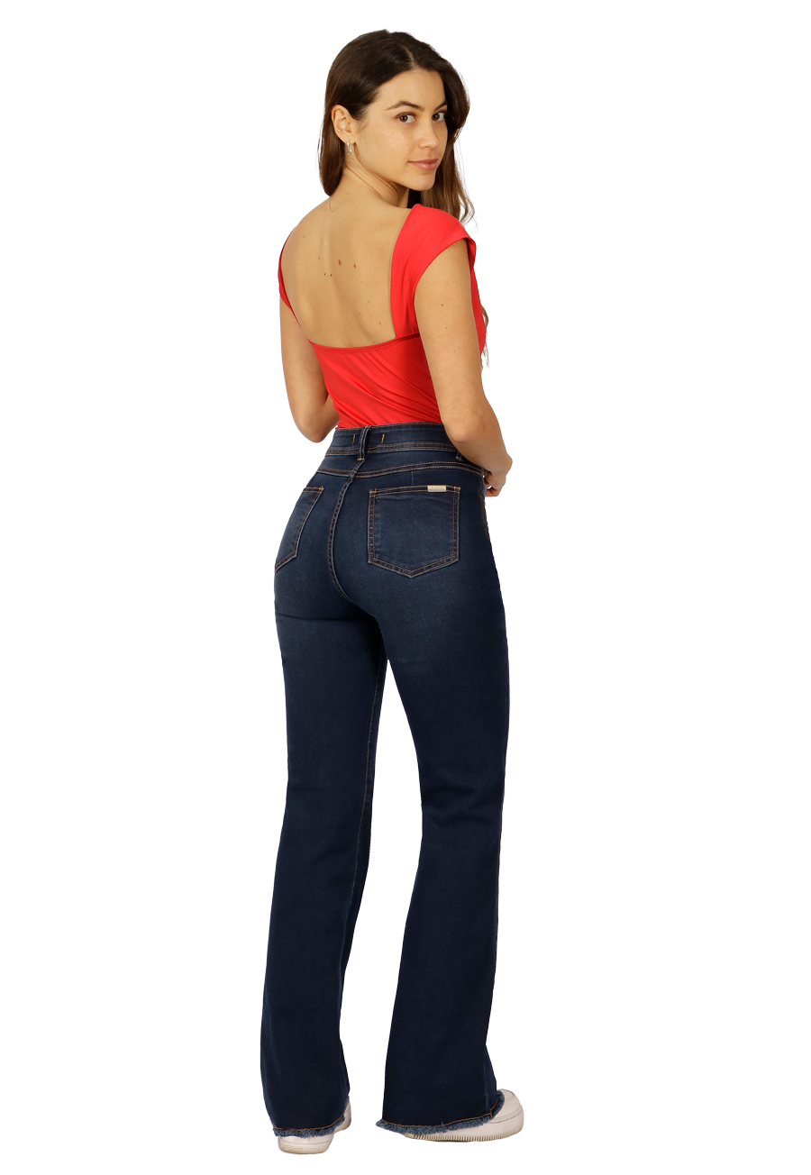 Jeans Frida I Azul Divino Jeans