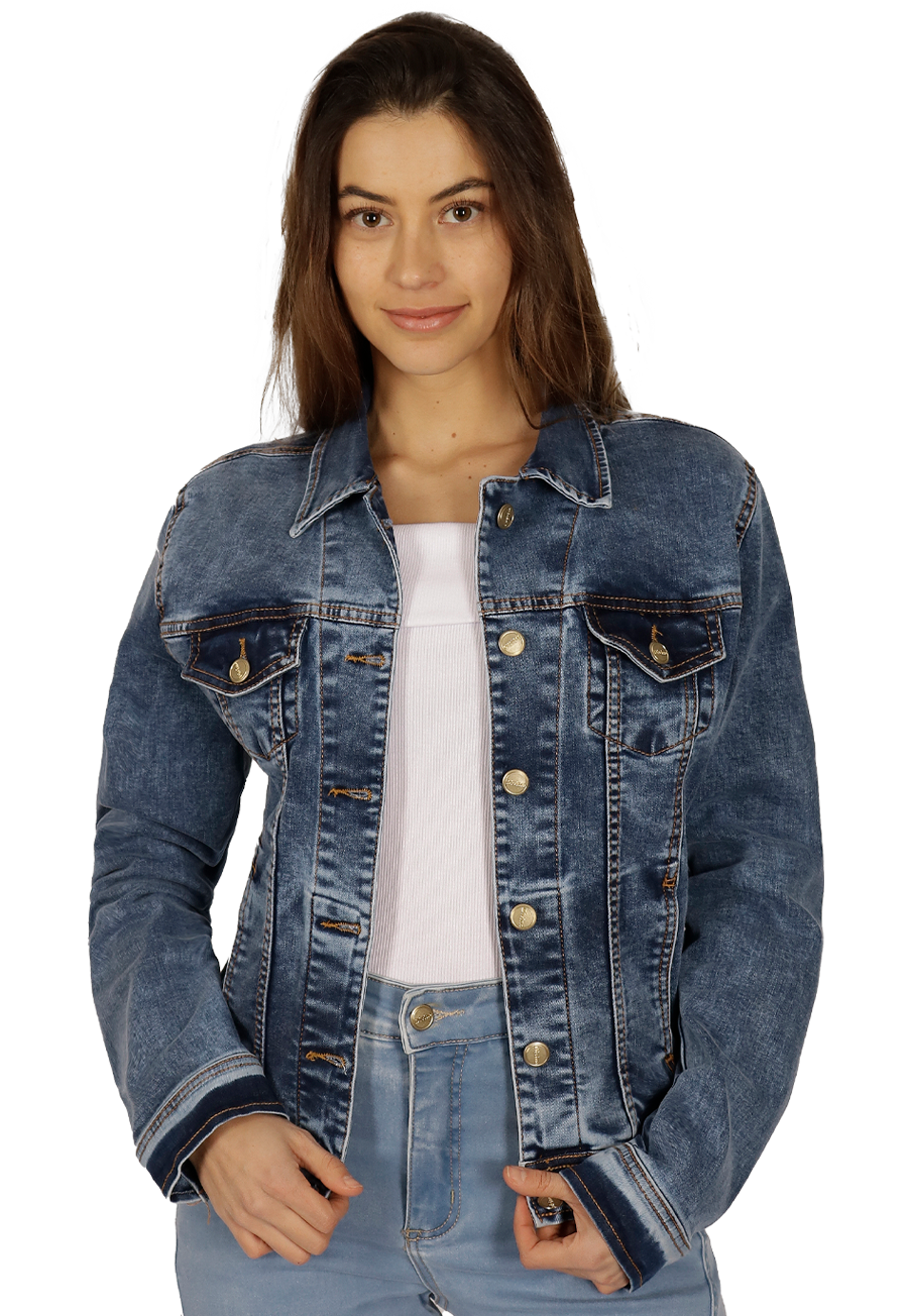 Chaqueta Marisol II Azul Medio Divino Jeans