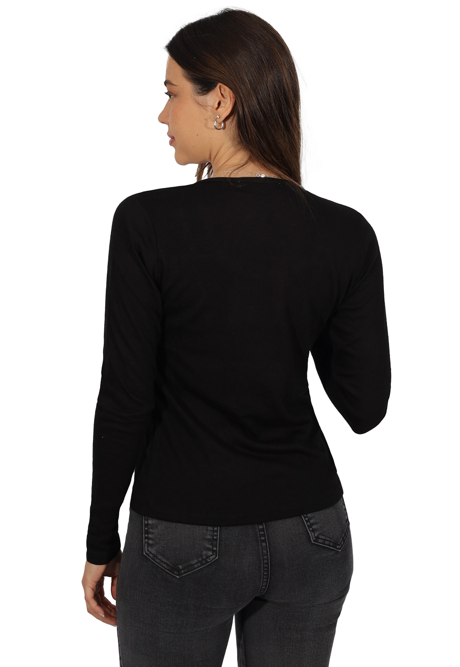 Polera Edita I Negra Divino Jeans
