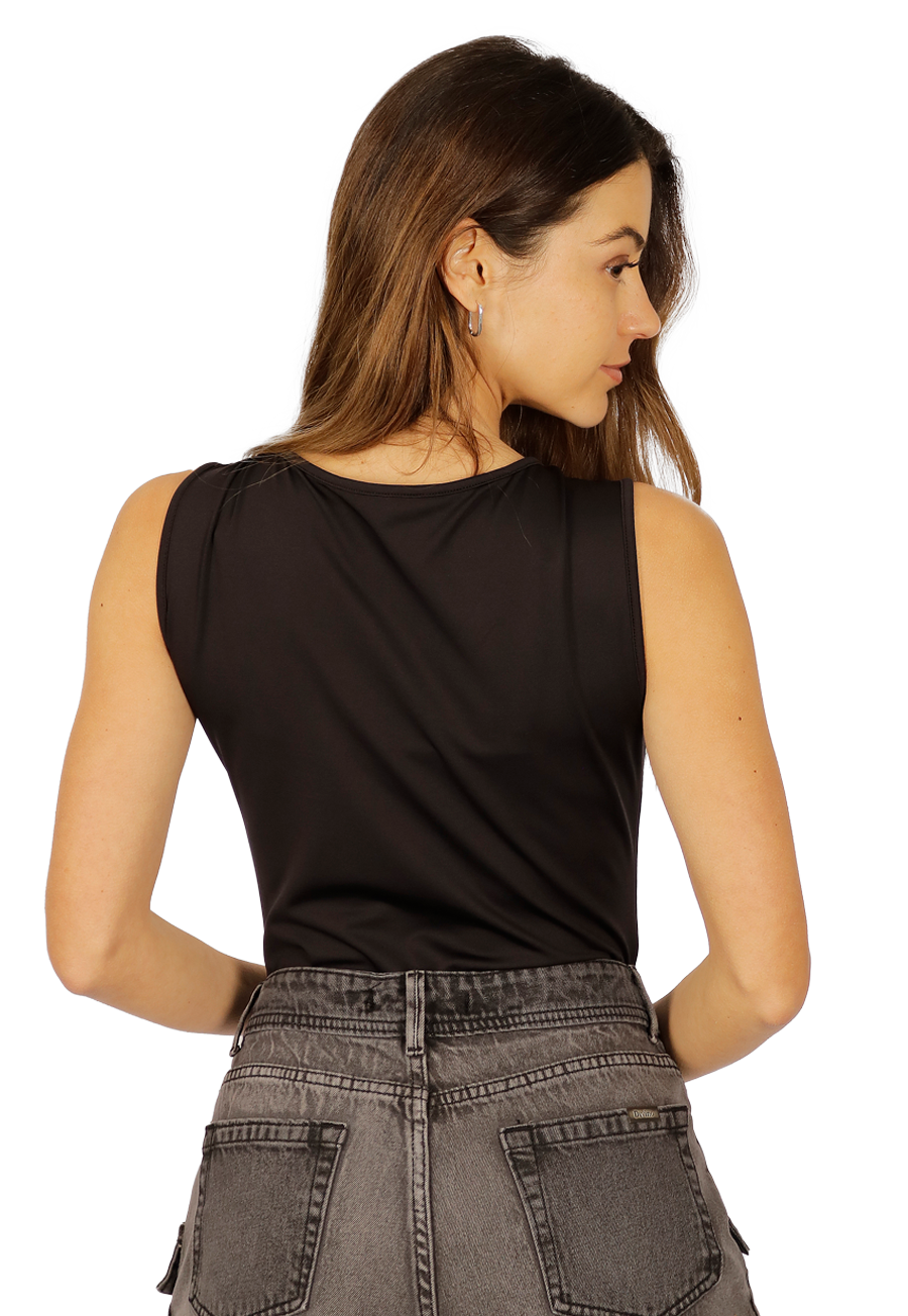 Body Amaya I Con Nudo Negro Divino Jeans