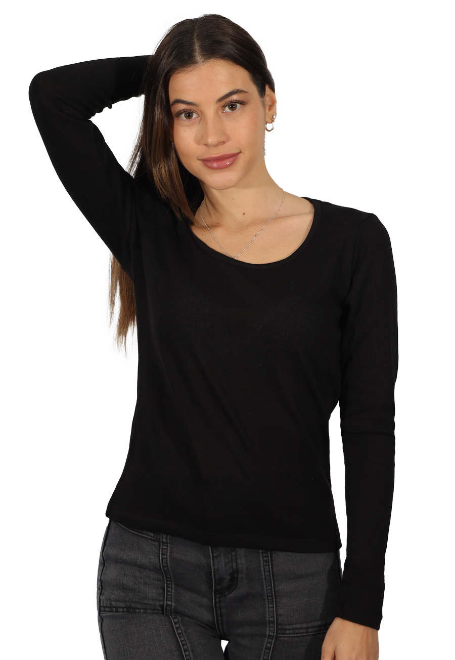 Polera Edita I Negra Divino Jeans