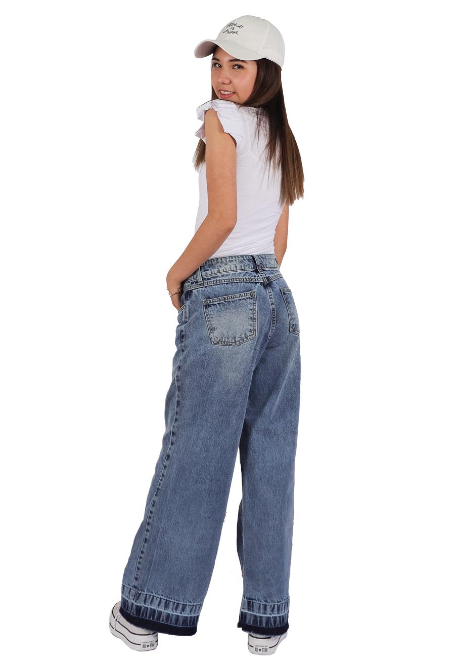 Jeans Lunita II Celeste Divino Teen
