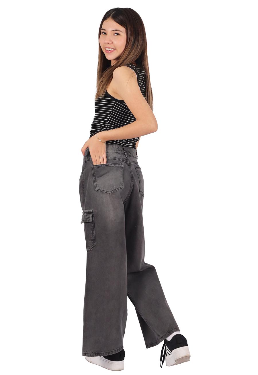 Jeans Fatima III Gris Divino Teen