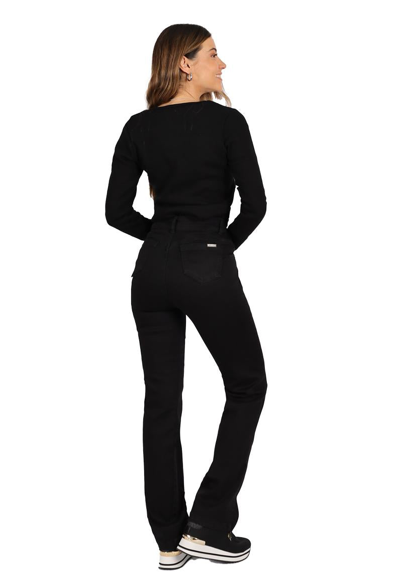 Jeans Carla III Negro Divino Jeans