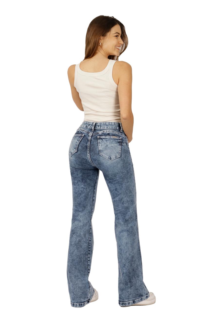 Jeans Brenda I Azul Divino Jeans