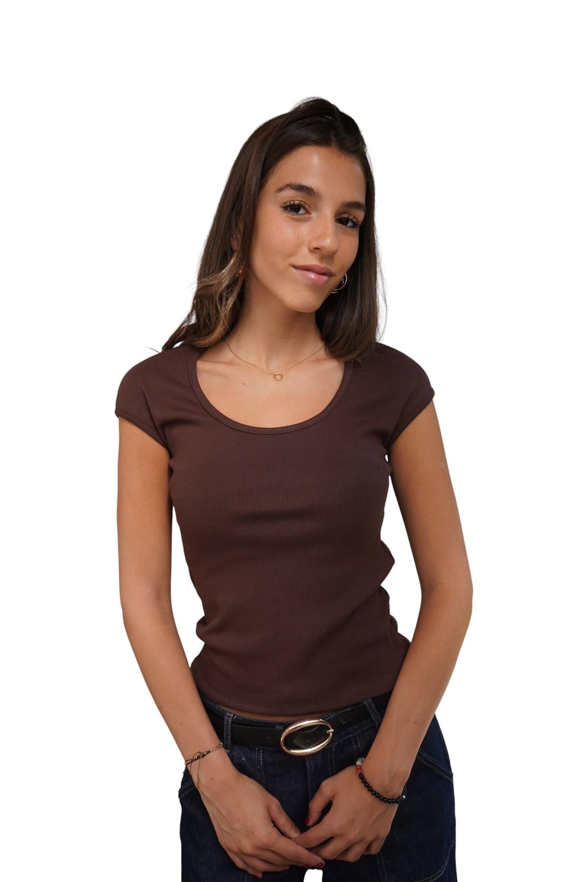 Polera Maira II Café Divino Jeans