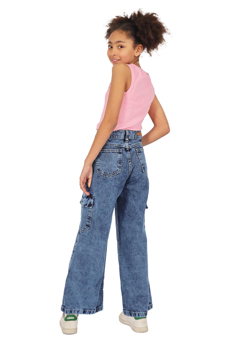 Jeans Fatima I Azul Divino Teen