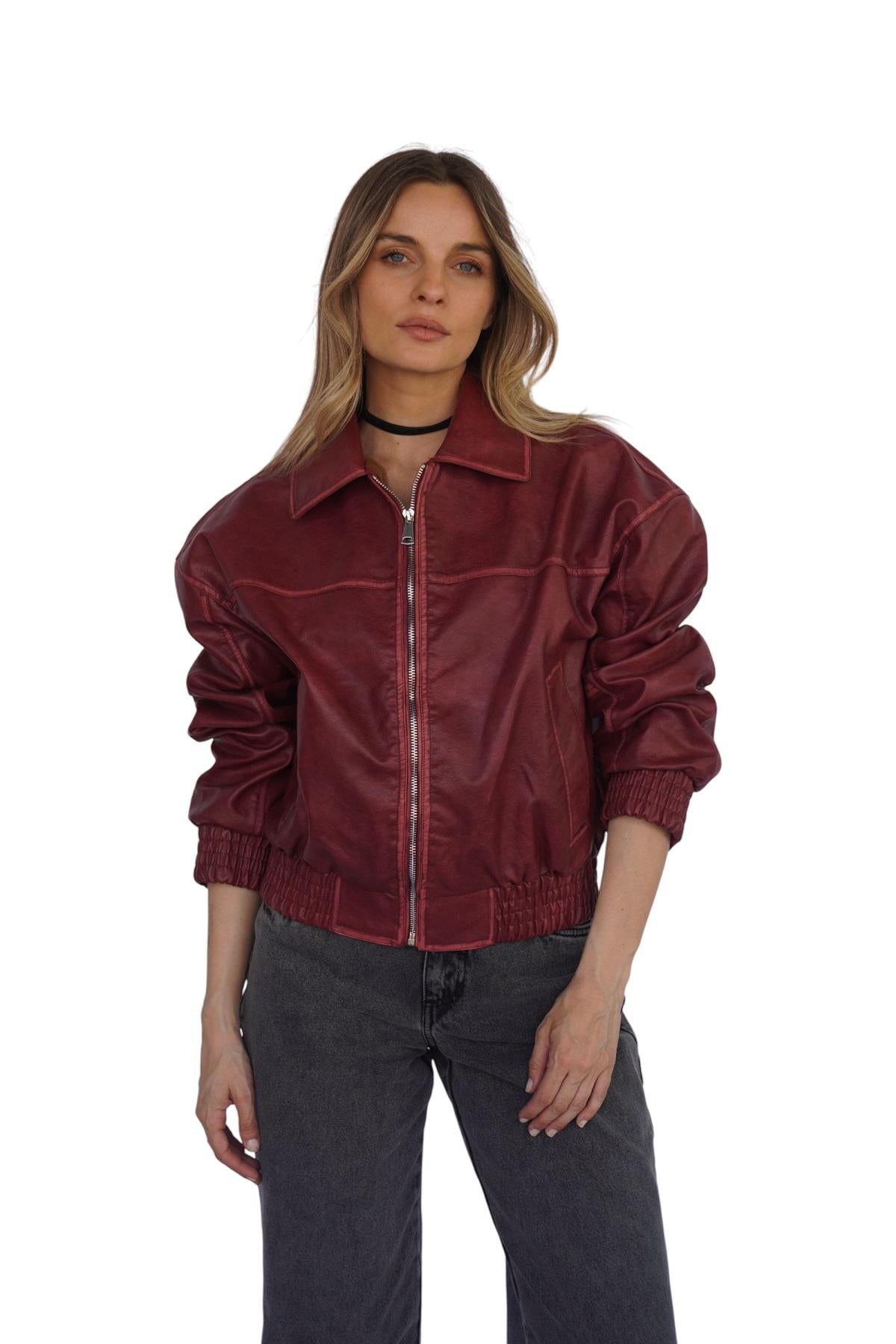 Chaqueta Maite III Roja Divino Jeans